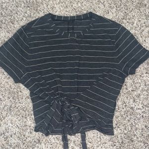 Tie front Lululemon tee (“it’s a tie tee “)